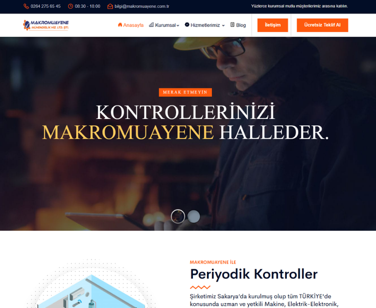 Makromuayene Mühendislik Hizmetleri